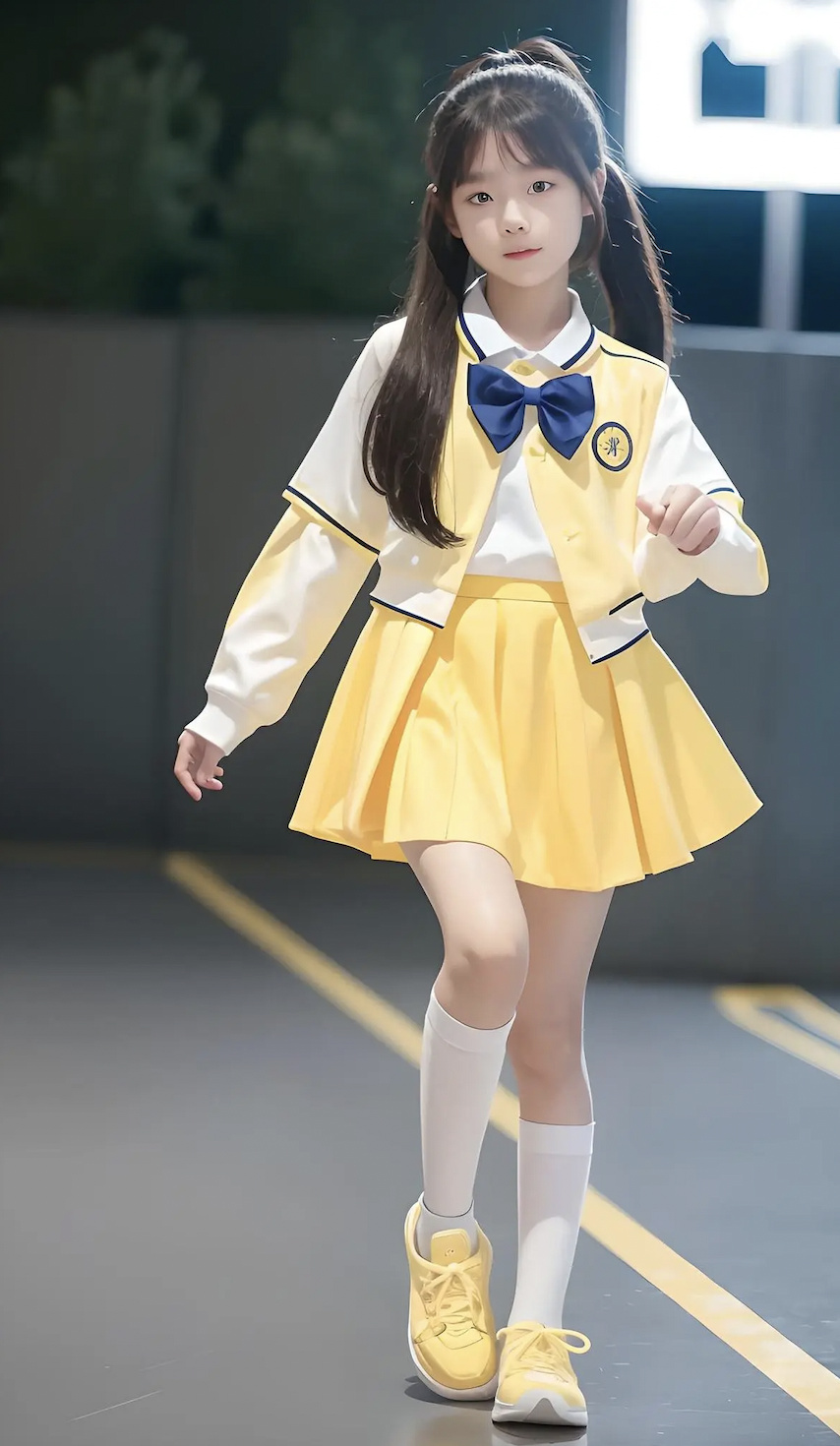 阳光女孩—舒适校服——作者：竹羽