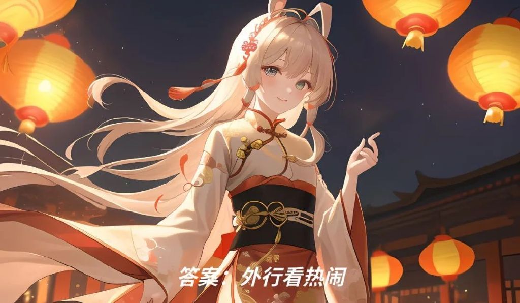 灯谜一答案