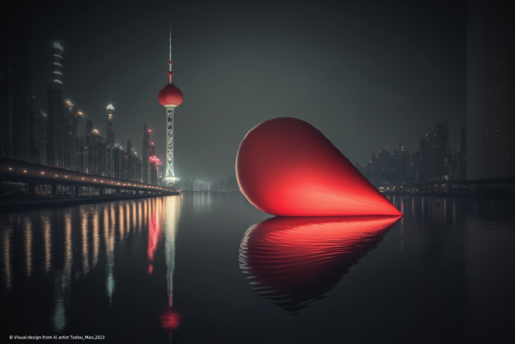 AI艺术装置：伴心  by：@ 土豆人 tudou_man